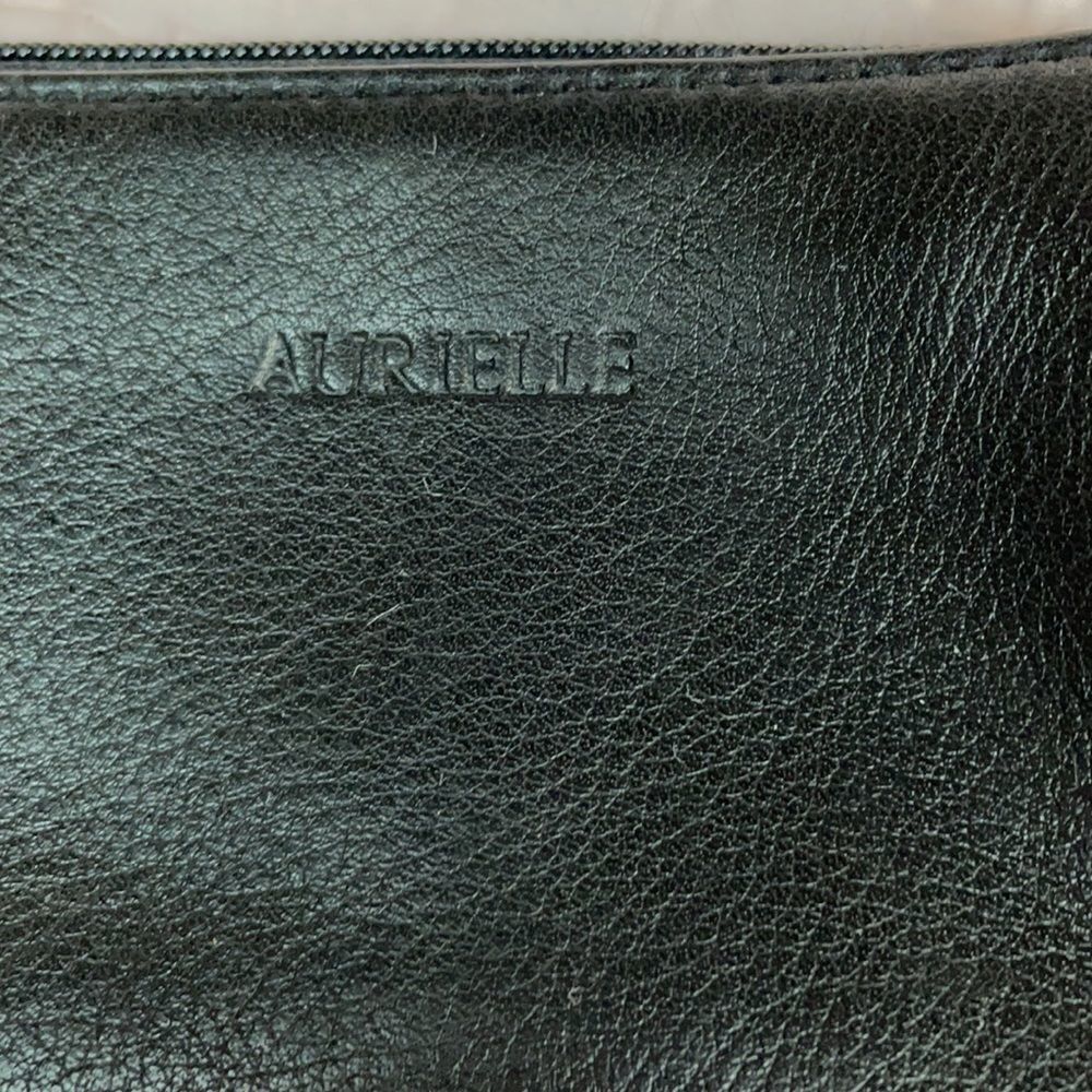 Aurielle Small Wristlet Clutch Black Leather - Picture 2 of 14